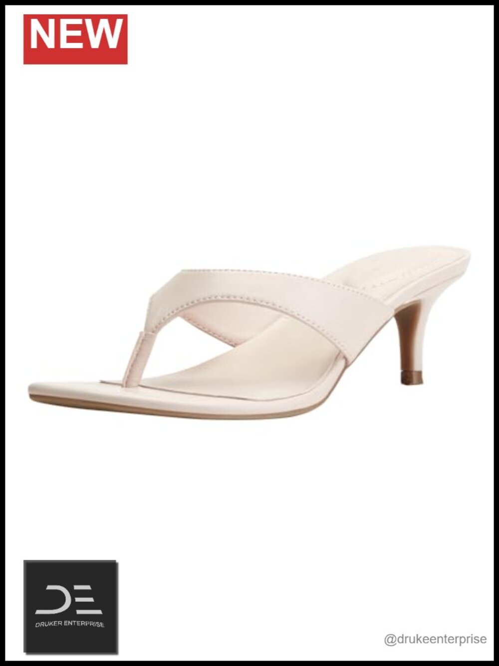 Bandolino Women's Stiletto Heel Dress Sandals Faux Leather Slip-On